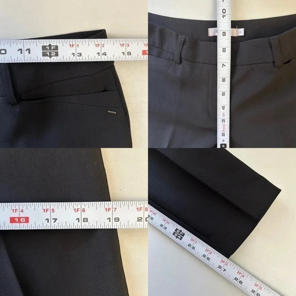 Ricki’s Slim Ankle Cropped Cigarette Pants Black Size 2 - Picture 13 of 16